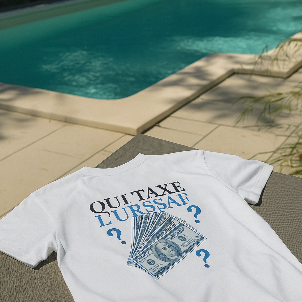 T-Shirt "Qui Taxe L'Urssaf"