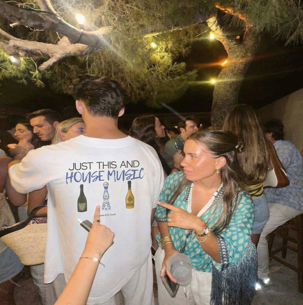 T-Shirt "Just this and HOUSE MUSIC"