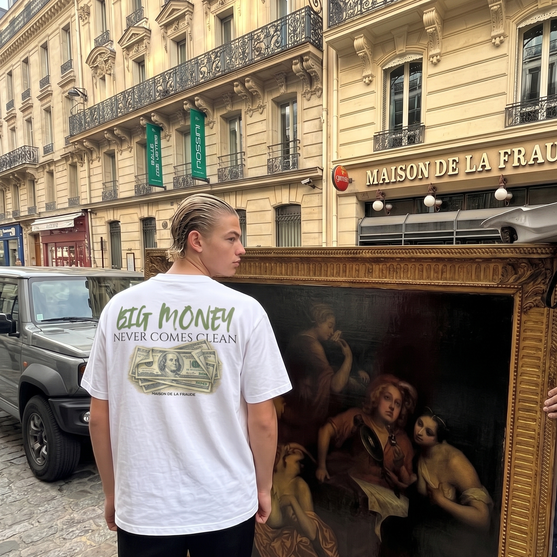 T-Shirt "Big Money Never Comes Clean"