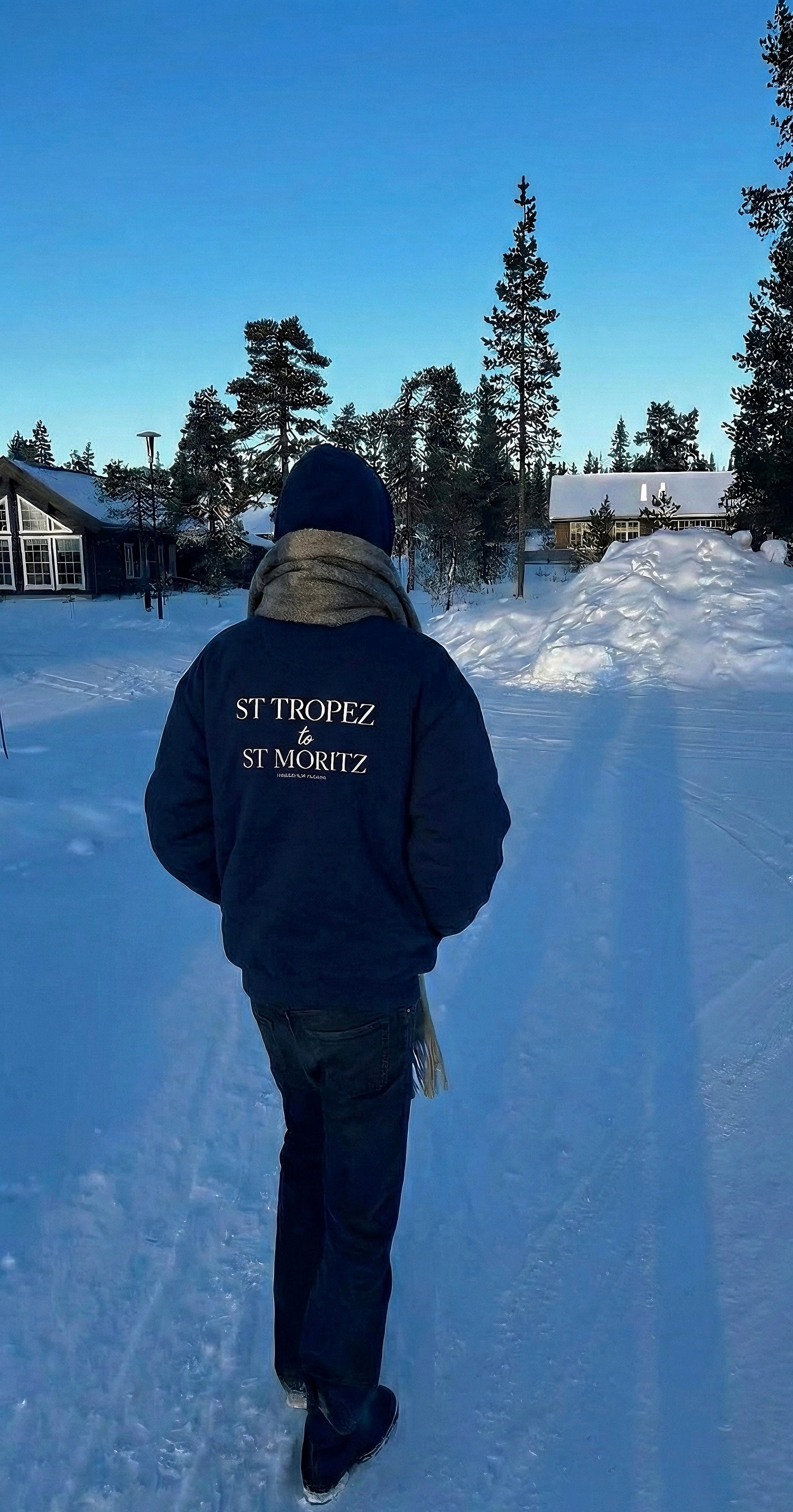 Hoodie "St Tropez To St Moritz"